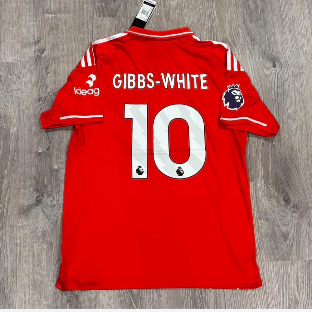 Morgan Gibbs White Nottingham Forest Home Jersey 25/26